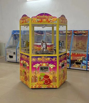 Customised Coin Operated claw Arcade Game Machine 6 Players 100KG