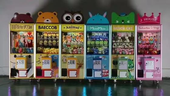 1 Player Crane Plush Toy Doll Claw Stuffed Toy Game Machine Customized for Your Store