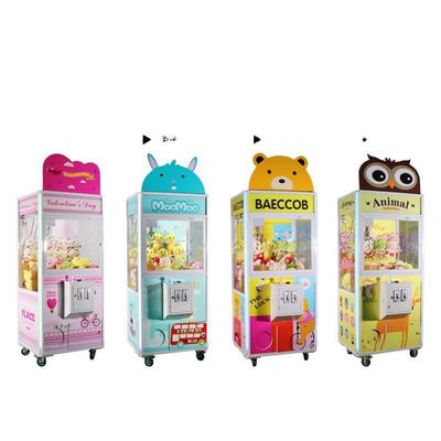 1 Player Crane Plush Toy Doll Claw Stuffed Toy Game Machine Customized for Your Store