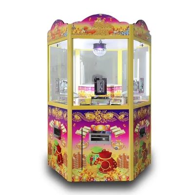 6 Person Arcade Game Machine Jackpot Token Penny Coin Pusher 220V