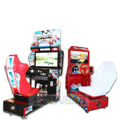 Experience the Thrill 32" LCD Coin Operated Car Racing Game Machine Driving Simulator