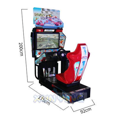 Experience the Thrill 32" LCD Coin Operated Car Racing Game Machine Driving Simulator