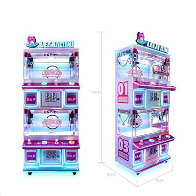 Rainny Mini Claw Machine With Credit Card Reader UK Plug Voltage 110V/220V/230V Mega