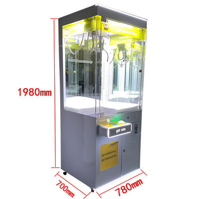 Picture Credit Card Claw Machine Metal Acrylic Plastic Material and Large Size