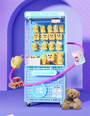110V/220V/230V Voltage Mini Claw Toy Crane Machine with Bill Acceptor and Design