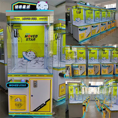 Age 3 Years Yellow Toys For Claw Machines Interactive Arcade Truck Crane