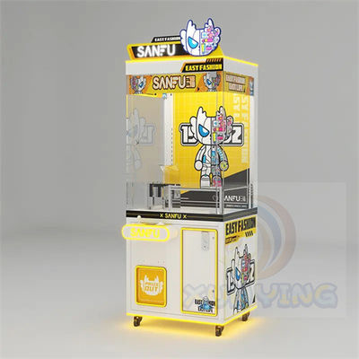 Age 3 Years Yellow Toys For Claw Machines Interactive Arcade Truck Crane