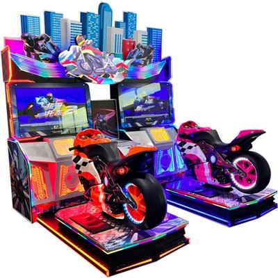 Indoor Motorcycle Race Car Arcade Machine Motor Simulator For Amusement Game Center