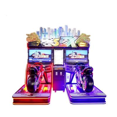 Indoor Motorcycle Race Car Arcade Machine Motor Simulator For Amusement Game Center