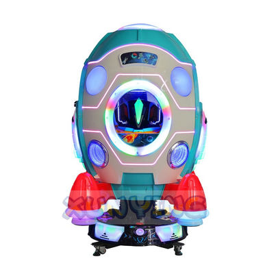 MP5 Screen Kiddie Rides Amusement Coin Operated Space Capsule Game Machine Age 8 Years