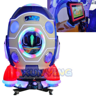 MP5 Screen Kiddie Rides Amusement Coin Operated Space Capsule Game Machine Age 8 Years