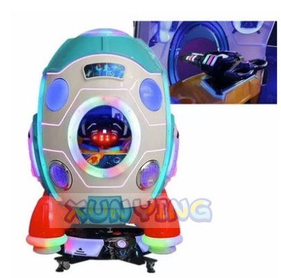 MP5 Screen Kiddie Rides Amusement Coin Operated Space Capsule Game Machine Age 8 Years