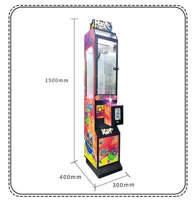 Medium Claw Arcade Vending Machine for Kids W30*D62*H170 Cm Coin Operated Age 8 Years