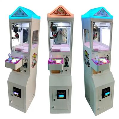 Amusement Game Center Mini Claw Machine with Bill Acceptor and Metal Acrylic Plastic