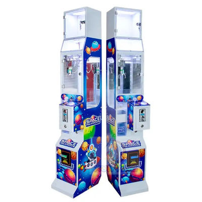 Amusement Game Center Mini Candy Claw Machine with Bill Acceptor Metal Acrylic Plastic