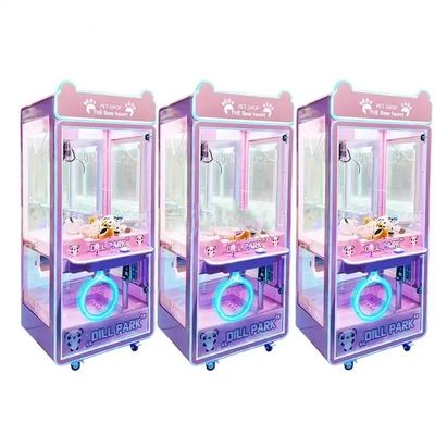 1 Player Coin-Operated Toy Vending Arcade Claw Machine with Bill Acceptor and Display