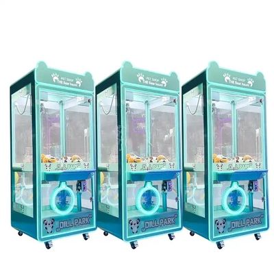 1 Player Coin-Operated Toy Vending Arcade Claw Machine with Bill Acceptor and Display