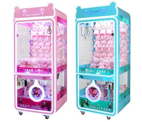 1 Player Coin-Operated Toy Vending Arcade Claw Machine with Bill Acceptor and Display