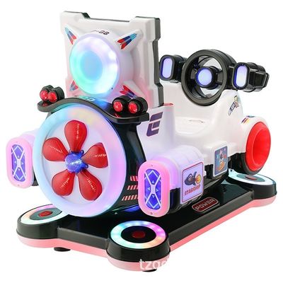 Metal Acrylic Airplane Electric Coin Operated Kiddie Ride For Amusement Park