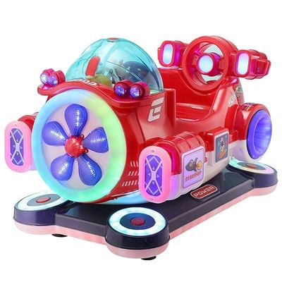 Metal Acrylic Airplane Electric Coin Operated Kiddie Ride For Amusement Park