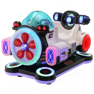 Metal Acrylic Airplane Electric Coin Operated Kiddie Ride For Amusement Park