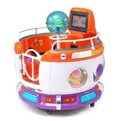 Carousel Fire Truck Coin Operated Kiddie Ride Game Machine Revolving Cup MP5