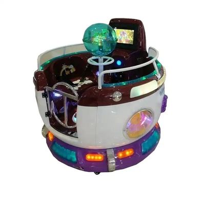 Carousel Fire Truck Coin Operated Kiddie Ride Game Machine Revolving Cup MP5