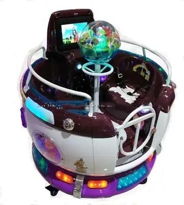 Carousel Fire Truck Coin Operated Kiddie Ride Game Machine Revolving Cup MP5