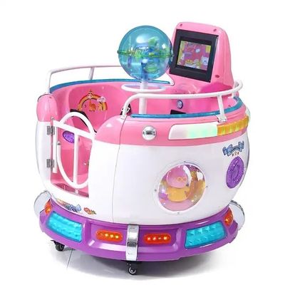 Carousel Fire Truck Coin Operated Kiddie Ride Game Machine Revolving Cup MP5
