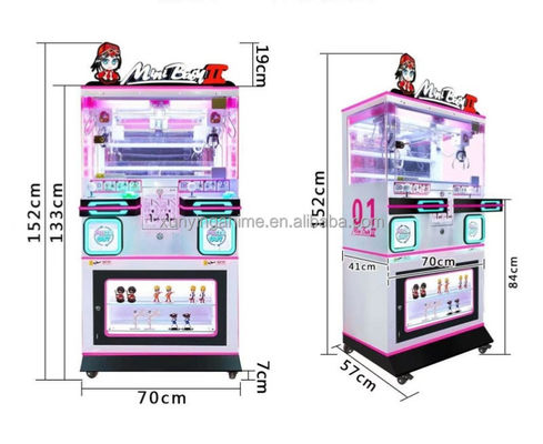 Age 8 Years Mini Toy Vending Toy Claw Machine for 4 Players Design Super Crane Machine