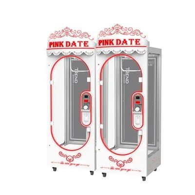 Jumbo Arcade Claw Crane Toy Vending Doll Catching Machine Pink Date for Kids Stacker
