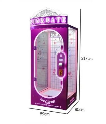 Jumbo Arcade Claw Crane Toy Vending Doll Catching Machine Pink Date for Kids Stacker