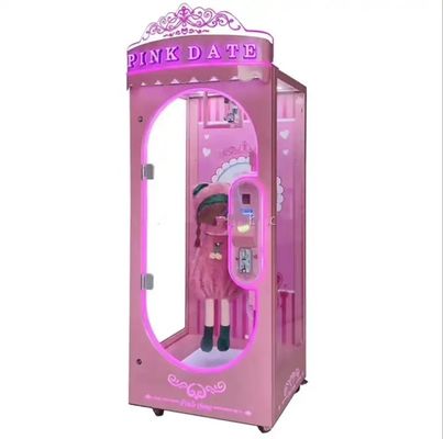 Coin Pusher Indoor Dolls PINK DATE 3S Crane Games Arcade Push Prize Toy Vending Gift Claw Scissor Prize Machine