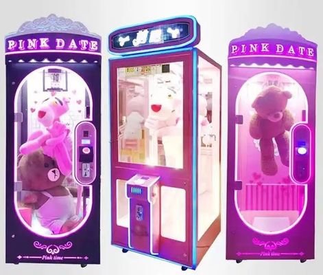 Coin Pusher Indoor Dolls PINK DATE 3S Crane Games Arcade Push Prize Toy Vending Gift Claw Scissor Prize Machine