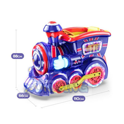 Amusement Coin Operated Kiddie Ride Train Swing Machine Customized