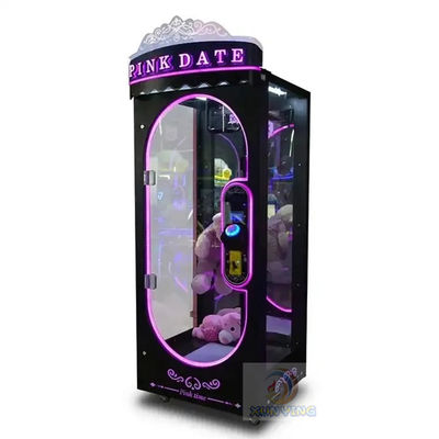 Coin Pusher Pink Date Arcade Claw Machine Prize Cutting Gift Game Machine Age 8 Years
