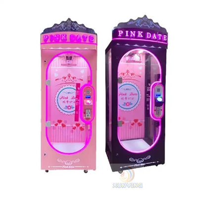 Coin Pusher Pink Date Arcade Claw Machine Prize Cutting Gift Game Machine Age 8 Years