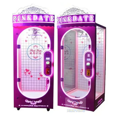 Coin Pusher Pink Date Arcade Claw Machine Prize Cutting Gift Game Machine Age 8 Years