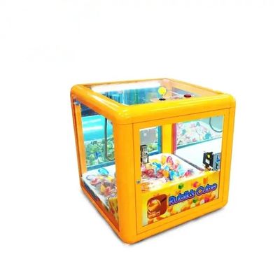 Mini Rubik Cube Crane Machine Coin Operated Toy Crane Game with US Plug