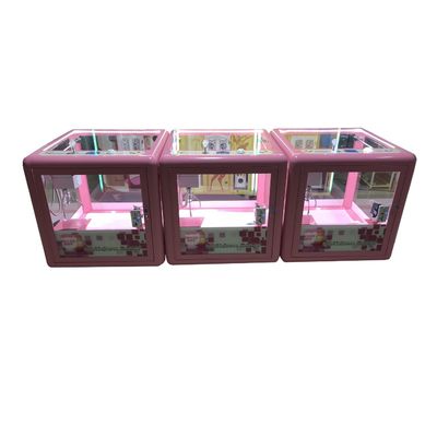 Mini Rubik Cube Crane Machine Coin Operated Toy Crane Game with US Plug