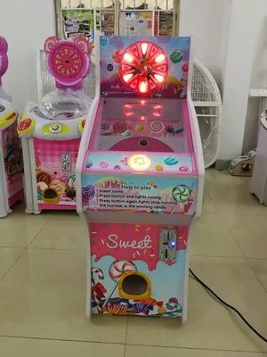 OEM Coin Operated Kiddie Ride Coin Pusher Lollipop Vending Game Machine