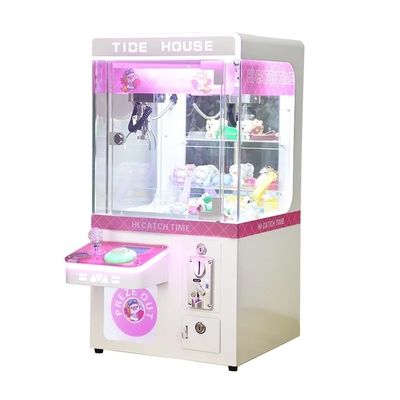 Coin Pusher with Metal and Acrylic Materials Mini Tiny Little Claw Machine