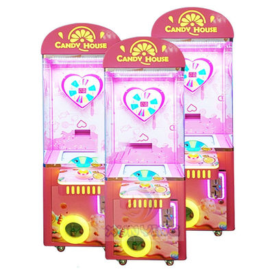 EU/US/UK/AU Plug Coin Operated Candy House Vending Gift Machine with Customized Design