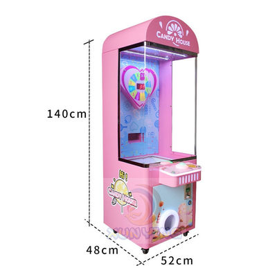 EU/US/UK/AU Plug Coin Operated Candy House Vending Gift Machine with Customized Design