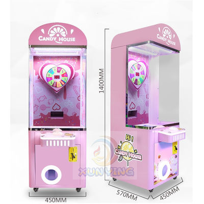 EU/US/UK/AU Plug Coin Operated Candy House Vending Gift Machine with Customized Design