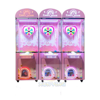 EU/US/UK/AU Plug Coin Operated Candy House Vending Gift Machine with Customized Design