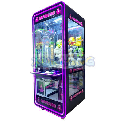 Amusement Game Center Doll Claw Machine Bill Operation Crane Machine with Bill Acceptor
