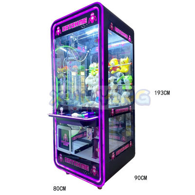 Amusement Game Center Doll Claw Machine Bill Operation Crane Machine with Bill Acceptor
