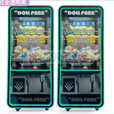 Amusement Game Center Doll Claw Machine Bill Operation Crane Machine with Bill Acceptor