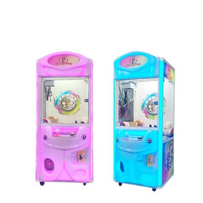 Metal Acrylic Plastic 60KG Capacity Coin Operated Claw Crane Vending Machine for Kids